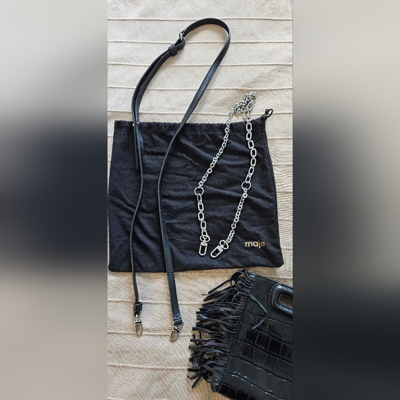 Maje Fringe Crossbody Purse - Picture 4 of 4